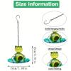 Frog Bird Feeder, Weather-Resistant Metal Feeder view 2