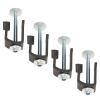 Tie-Down Clamps, Easy-to-Install Aluminum Truck Toolbox Clamps for Vehicles (BLACK) view 2