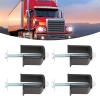 Tie-Down Clamps, Easy-to-Install Aluminum Truck Toolbox Clamps for Vehicles (BLACK) view 3