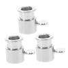 UTHCLO 3-Piece Silver Iron Rotisserie Stopper Set view 1