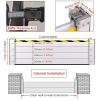 Mobile Aluminum Flood Barrier, 250 × 60 cm view 2