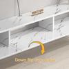 Floating Wall-Mounted TV Stand, Modern Wooden Media Console, 200 cm view 3