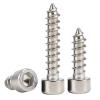 Metric Hex Self-Tapping Screws, Grade 8.8 Nickel-Plated Carbon Steel, M3 x 30 mm, 50 pcs view 1