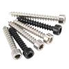 Metric Hex Self-Tapping Screws, Grade 8.8 Nickel-Plated Carbon Steel, M3 x 30 mm, 50 pcs view 4