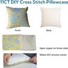 XDEGHUANGSS DIY Latch Hook Pillow Kit, 43 x 43 cm, Cat view 3