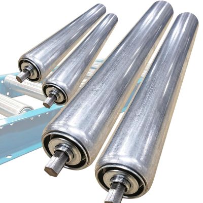 Lumivex Gravity Conveyor Rollers, 4-Pack, 1.5-Inch Diameter, 21.6-Inch Length