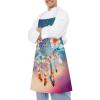 SMAZDFXX Kitchen Apron with Retro Ethnic Feathers and Dream Catcher view 4