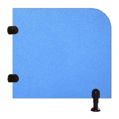 YVYKFZD Children's Urinal Privacy Partition, Floor-Mounted, Blue, 27.5 x 35.4 in