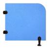 YVYKFZD Children's Urinal Privacy Partition, Floor-Mounted, Blue, 27.5 x 35.4 in view 1