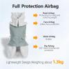 SXTYFBB Fall-Prevention Airbag Vest for Older Adults, with Remote Monitoring Alarm, Location, Assistance and Exercise Recording Functions, 270° All-Around Protection, Women's Blue-Gray, XL view 2