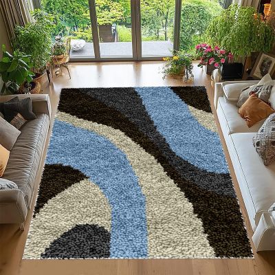 Tehocwiz DIY Latch Hook Rug Kit, Tapestry Cross-Stitch Set, 140 x 180 cm