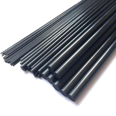 Aircraft-Grade Carbon Fiber Rod Set, 500 mm, 1 mm, 8 Pieces