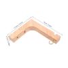 BESPORTBLE 3-Piece Wood and Metal Plant Hangers view 2