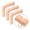 BESPORTBLE 3-Piece Wood and Metal Plant Hangers view 3