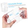 Transparent Acrylic Baseball Display Boxes, 2-Pack, Cube view 4
