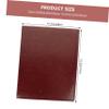Office Red Document Folder, PU and PP, Insert Design view 2
