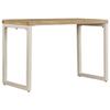 Dining Table, 115 x 55 x 76 cm, Solid Mango Wood and Steel view 2