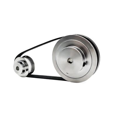 1 Set 20T/60T HTD3M Timing Pulley Kit, 1:3 Reduction, 10 mm Belt Width