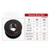 1pc 8M 26-Tooth Synchronous Timing Pulley, 45# Steel, 27/32 mm Slot Width, AF 5M-26T, for 25 mm-Wide Belt view 3