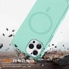 xinyunew iPhone 11 Pro Case with Removable Adjustable Neck Lanyard, Magnetic Silicone, Wireless Charging Compatible, Mint Green view 2