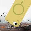 Phone Case with Detachable Lanyard for iPhone 6/7/8/SE 2020/SE 2022, Magnetic Silicone Case, Lemon Yellow view 2