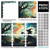 Witch Jigsaw Puzzle, 1,000 Pieces, 75 x 50 cm view 4