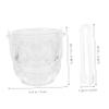 Transparent Plastic Ice Bucket with Handle, Small Ice Container view 2
