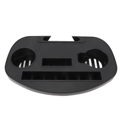 Large-Capacity Lounge Chair Cup Holder, ABS Chair Side Table for Phones, Snacks and Drinks