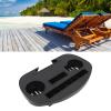 Large-Capacity Lounge Chair Cup Holder, ABS Chair Side Table for Phones, Snacks and Drinks view 3