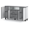 MRBLS_HOME Scandinavian Sideboard, 140 x 80 x 35 cm, Matte White view 2