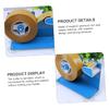 Happyyami Blue Desktop Tape Cutter, Iron and Plastic, Safe Cutting and Efficient Dispensing for School and Office view 3