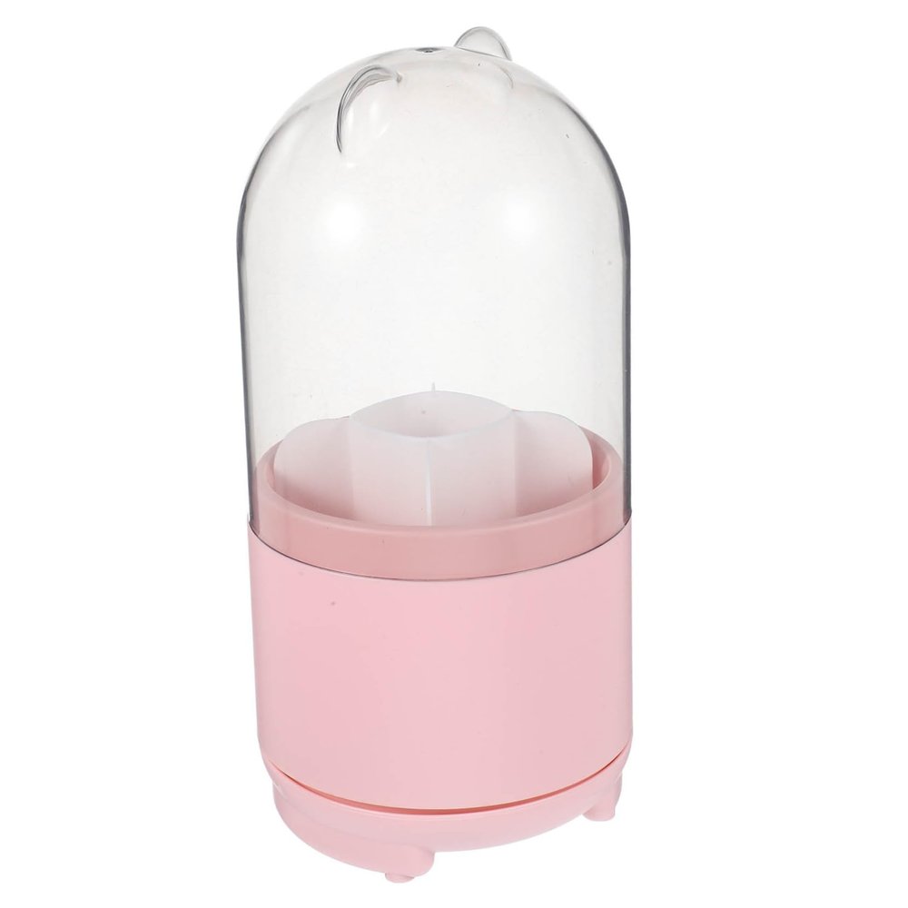 KAILIKETIY Rotating Makeup Brush Organizer, PP, Multiple Compartments