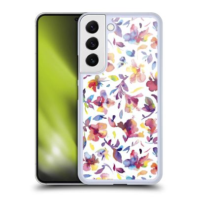 Head Case Designs Official Ninola Watercolor Hibiscus Floral Hard Case for Samsung Galaxy S22 5G