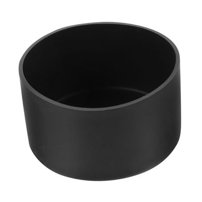 Black Non-Slip Silicone Sleeve for Glass Cups and Water Bottles
