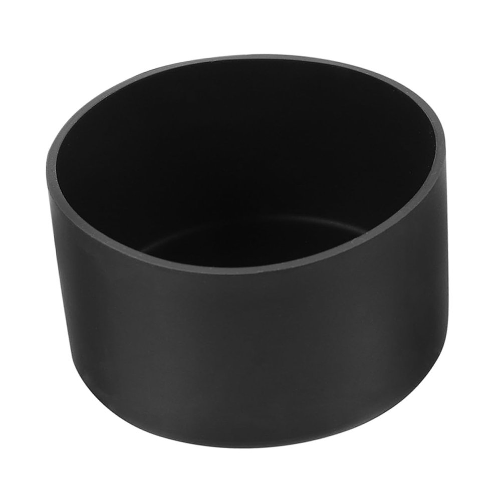 Black Non-Slip Silicone Sleeve for Glass Cups and Water Bottles