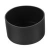 Black Non-Slip Silicone Sleeve for Glass Cups and Water Bottles view 1