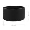 Black Non-Slip Silicone Sleeve for Glass Cups and Water Bottles view 2
