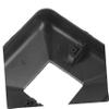 VILLFUL 6-Pack Square Black Vinyl Fence Post Caps view 2