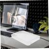 HYTROVE Transparent Stackable PET Document Storage Boxes with Lids, 2-Piece Set, Dustproof, for Office and Home view 4