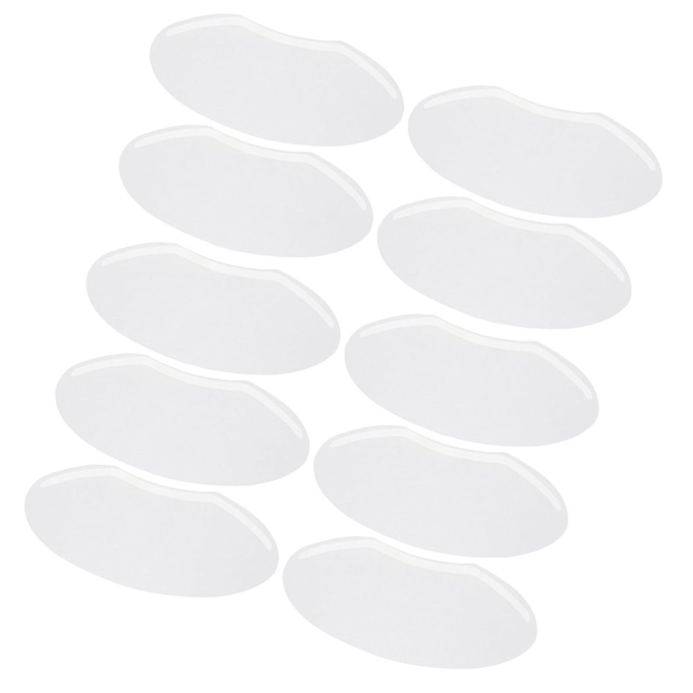 Beavorty Disposable Haircut Face Shields, 50 Count, White PET, for Bang Trims