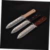 Sosoport Handy Garden Trowel with Ergonomic Wooden Handle, Durable Iron Shaft, and Leather Sheath view 2