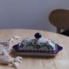 FUHAI-666 Ceramic Butter Dish with Lid view 2
