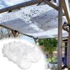 White Camouflage Sunshade Net 5 x 10 m (16.4 x 32.8 ft) view 1