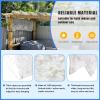 White Camouflage Sunshade Net 5 x 10 m (16.4 x 32.8 ft) view 2