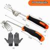 Anyingkai Garden Hand Weeder, 2-Piece Set with Wooden Handles view 2