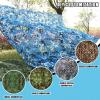 Blue Camouflage Net 5 x 9 m (16.4 x 29.5 ft) for Hunting, Camping & Décor view 2