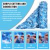 Blue Camouflage Net 5 x 9 m (16.4 x 29.5 ft) for Hunting, Camping & Décor view 3