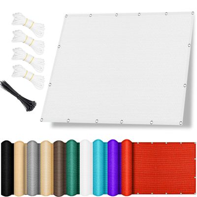 Shade Sail with Ropes, 300 x 400 cm, 98% UV Protection, Breathable, White