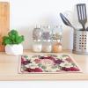 AHTCPO Dish Drying Mat, Super Absorbent, Washable, Non-Slip, Quick-Drying Kitchen Counter Mat (Color 3, 40 × 60 cm) view 2
