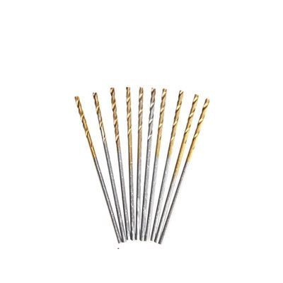 FonFou 10/50-Piece 1.5–3 mm Titanium-Coated HSS Drill Bit Set (10 pcs, 1 mm)